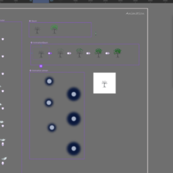 Komponent-Varianten des Fortschrittsbaum, fliegende Feder und des Atems