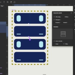 Aus der Komponente Augen werden Varianten erstellt und animiert