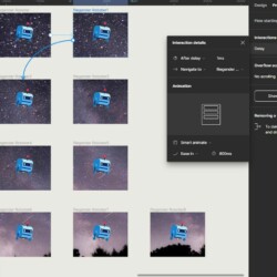 Der Roboter wird mit einem Sternenhintergrund fertig gestellt und animiert